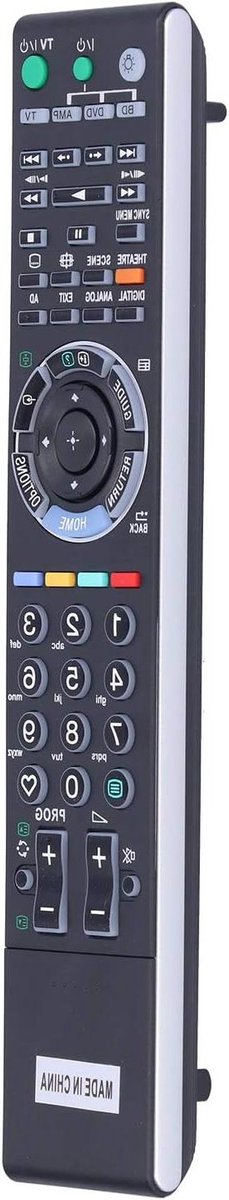 E-Ambar - Afstandsbediening voor LCD LED TV met goede signaaloverdracht. Vervanging voor RM-ED033, geschikt voor KDL-40XBR.
