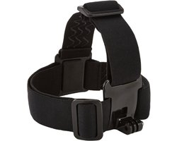 Hoofdband met camerahouder voor GoPro zwart - geschikt voor Amazon Basics go pro accessories