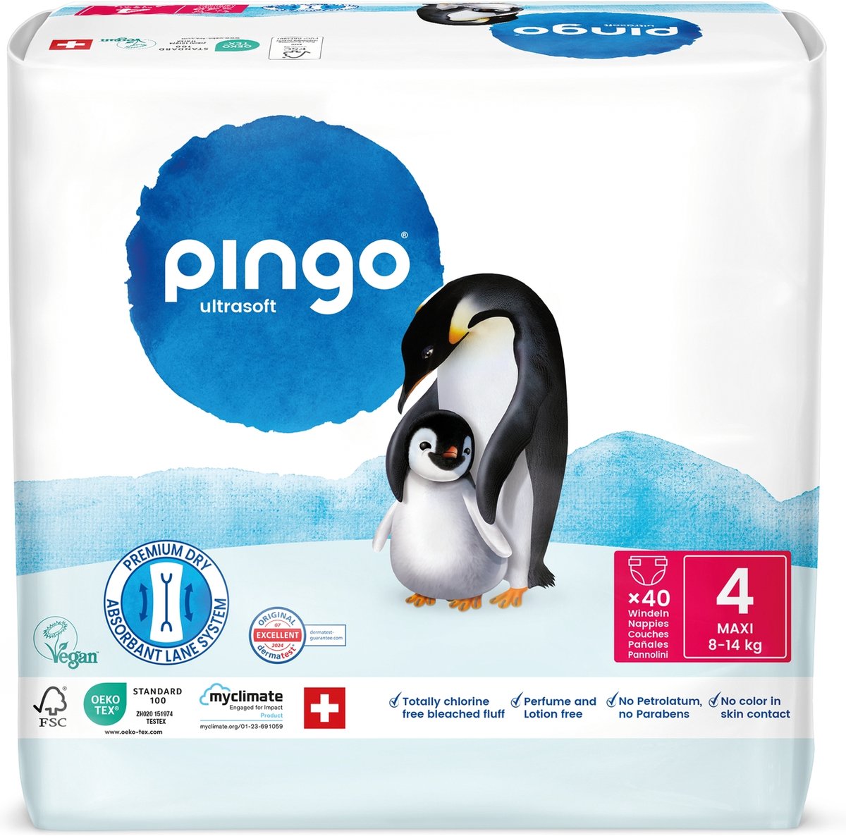Pingo Ecologische Luiers Maat 4