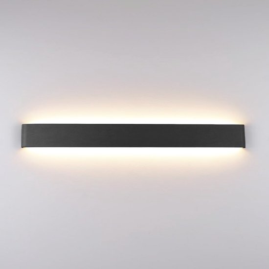 KUKAK LED Wandlamp 24W – 3000K Warmwit – IP65 Waterdicht – Verstelbare Hoek 0-120° – Binnen & Buiten – Zwart – 1400 Lumen