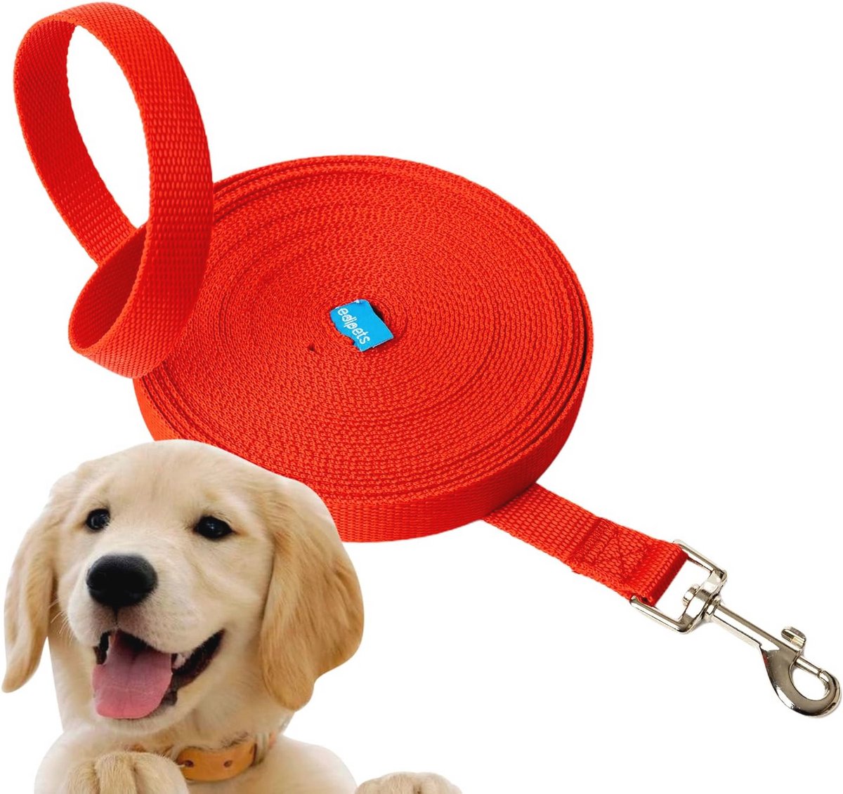 Robuuste Hondenriem Trainingslijn Nylon 1,5 m 3 m 5 m 10 m 15 m voor Wandelen en Kamperen