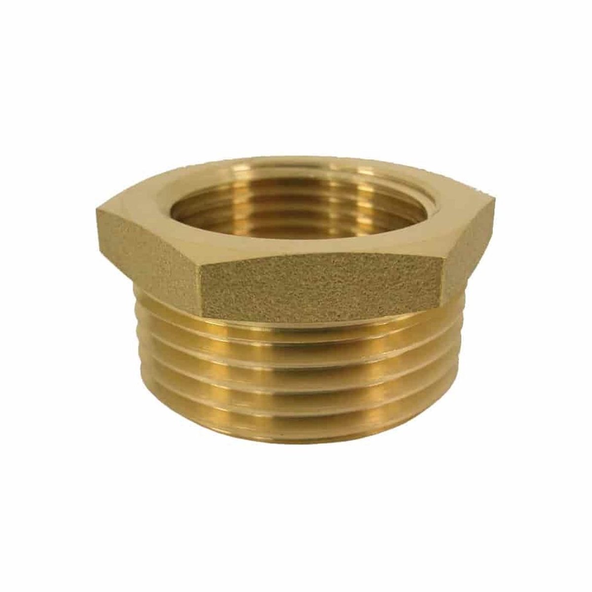 Messing Reductiestuk 1" x 1/2" - Draadfitting van Boni-Shop