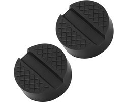 2 Stuks Rubberen Krik Pads 65mm - Universele Autokrik Blokken