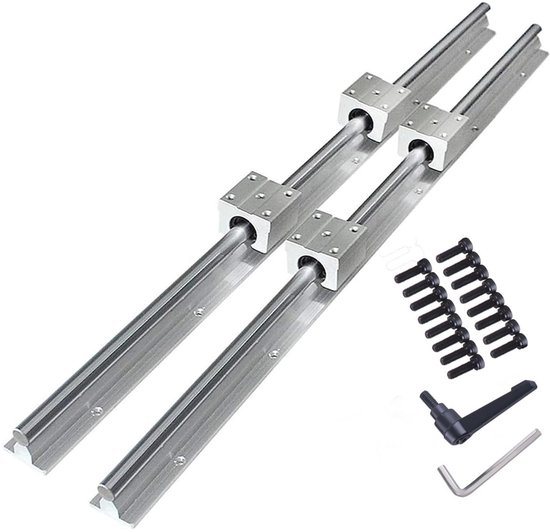 Lineaire Rails SBR12 600 mm - Geleidingsysteem met Lagerblokken voor ...
