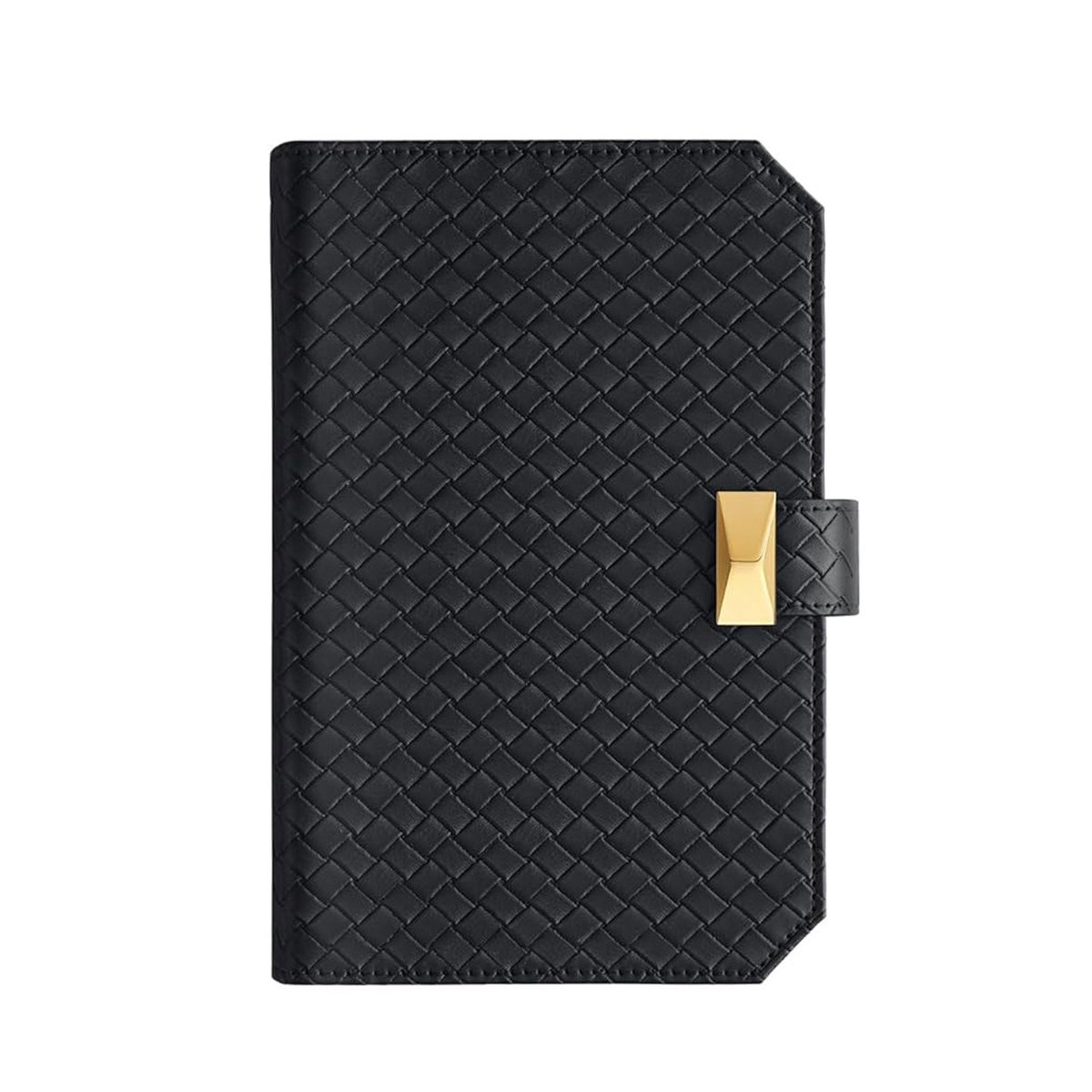 3-vaks horlogebag, reishorlogedoos, draagbare horloge-opbergtas met geweven reliëf PU-leer, voorzien van zachte voering, verborgen vakjes en elastische horlogeband, 22 × 14,5 × 4,5 cm, zwart.