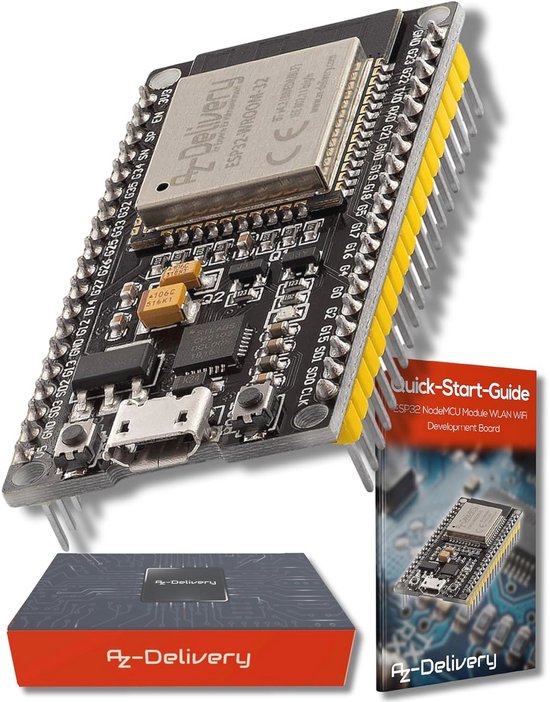 ESP32 NodeMCU WLAN WiFi Development Board - Geschikt voor Arduino met E ...