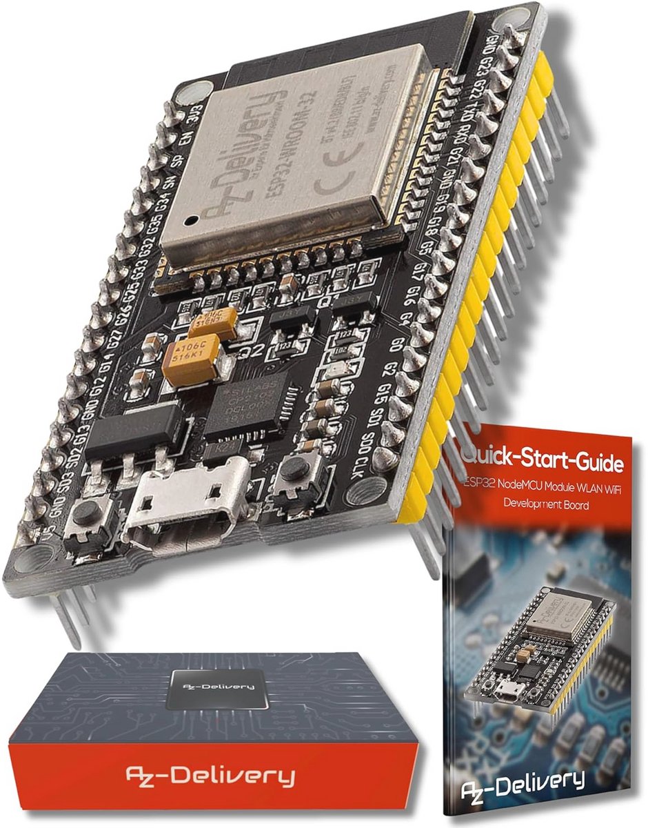 ESP32 NodeMCU WLAN WiFi Development Board - Geschikt voor Arduino met E-Book