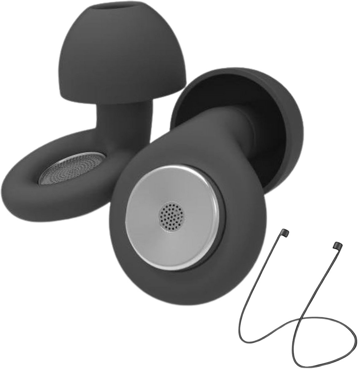 Noise Cancelling Oordopjes met 4 Maten voor Comfort en Geluidsisolatie