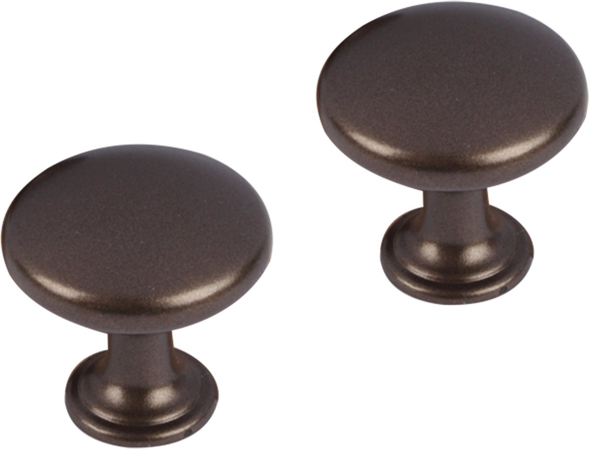 Differnz | Meubelknop Rond - Bol | 30 mm | Brons