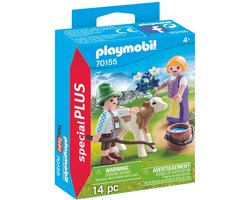 PLAYMOBIL  Kinderen met kalf - 70155