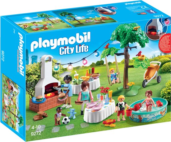 PLAYMOBIL City Life Familiefeest met barbecue – 9272
