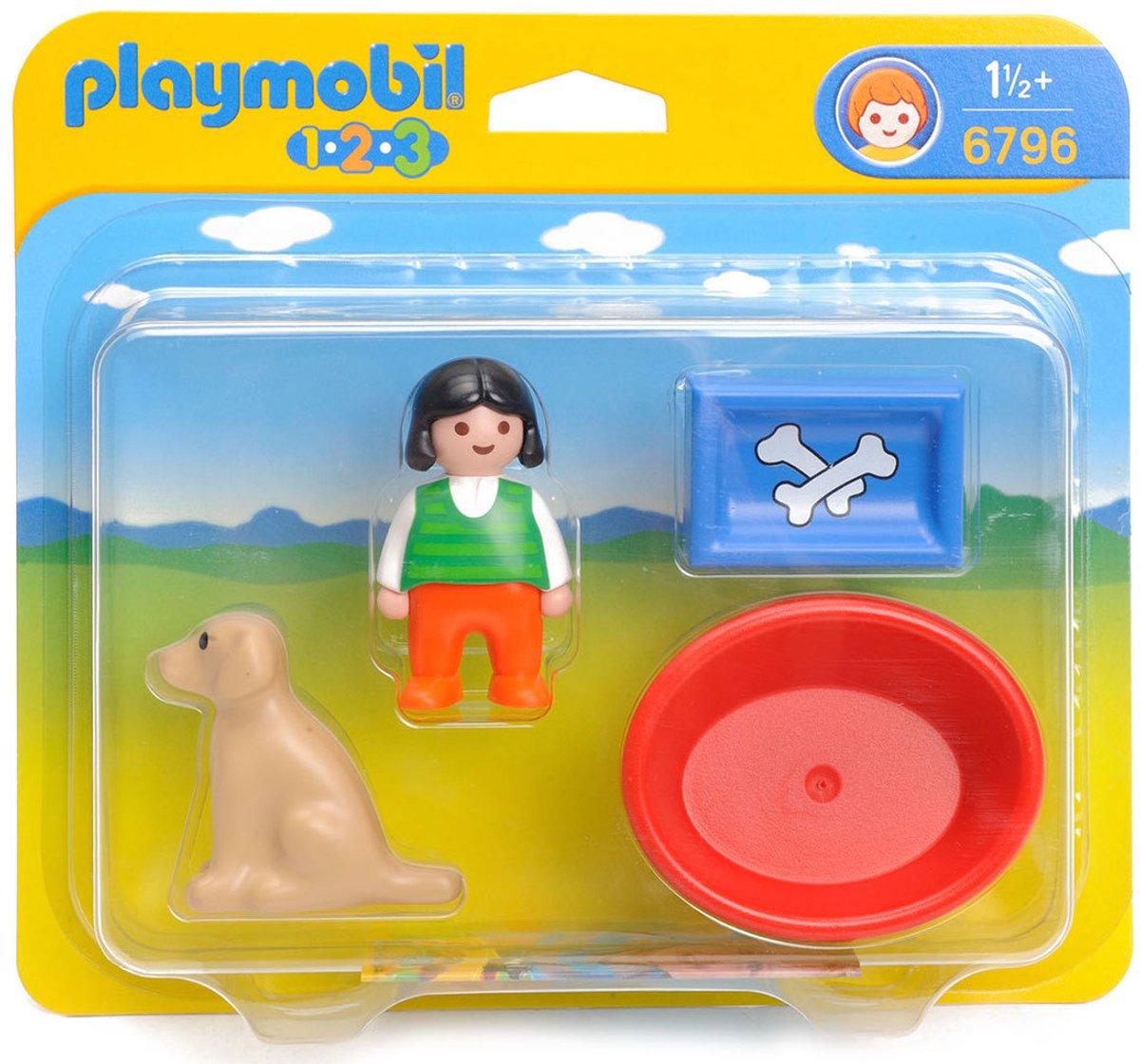 Meisje met haar hond / Enfant avec chien — cadeau in Spellen & Speelgoed - foto 2