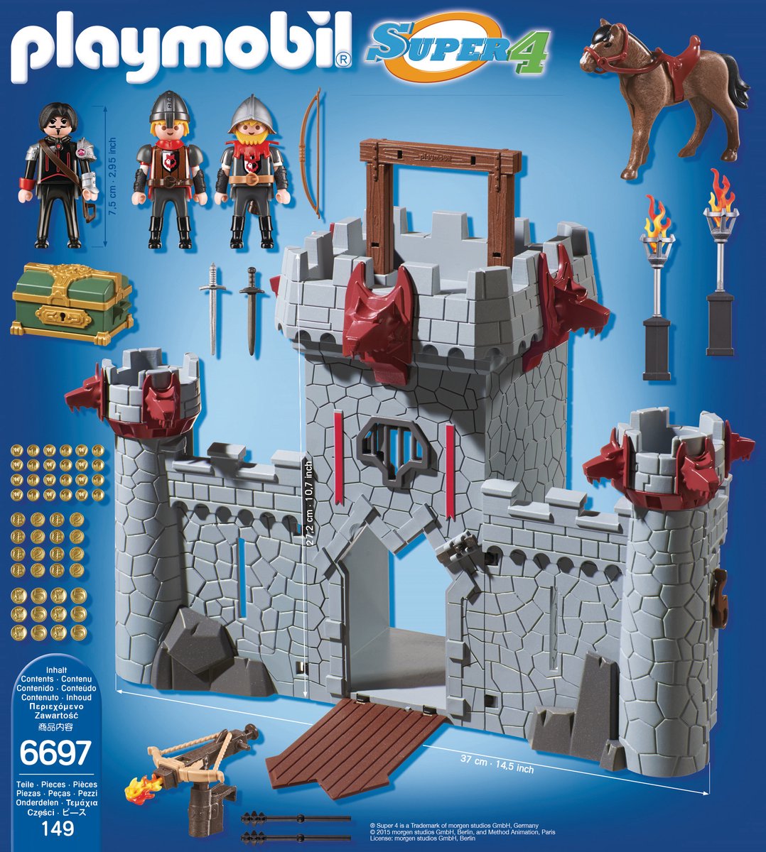 Playmobil Meeneemburcht van de Zwarte Baron - 6697 — afbeelding 3