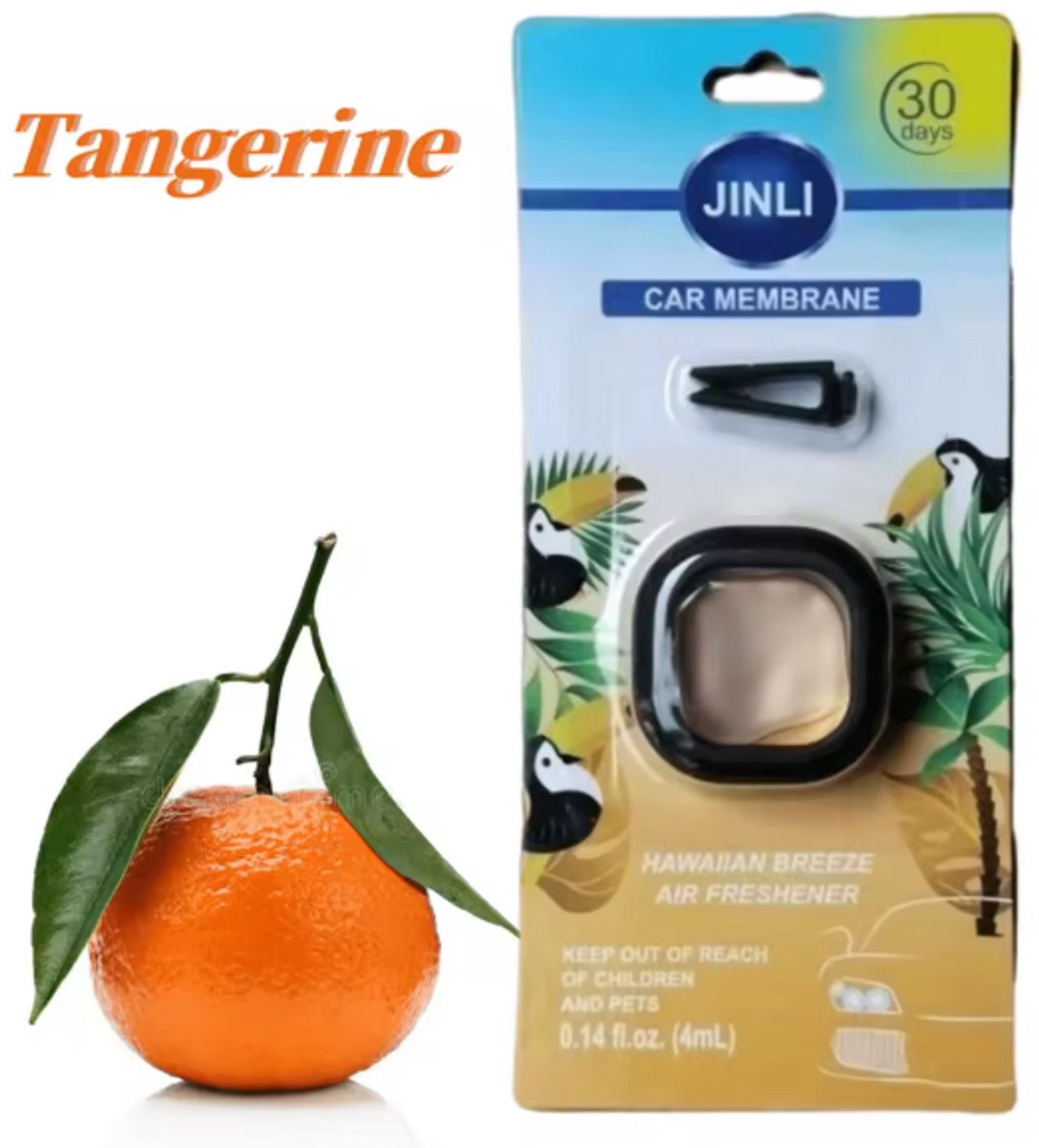 TLVX Autoparfum Citrus Geur 4ML / Design Luchtverfrisser / Met Handige Ventilatie Clip / Frisse geur / New Car Parfum / Lange werking / Fris interieur / Lekker Auto Luchtje / Car Diffuser / Air Freshener / Uniseks geur