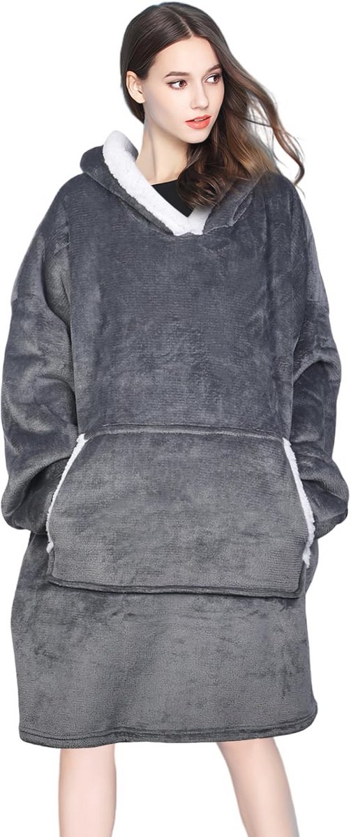 Zachte Oversized Hoodie-Deken voor Volwassenen en Jongeren
