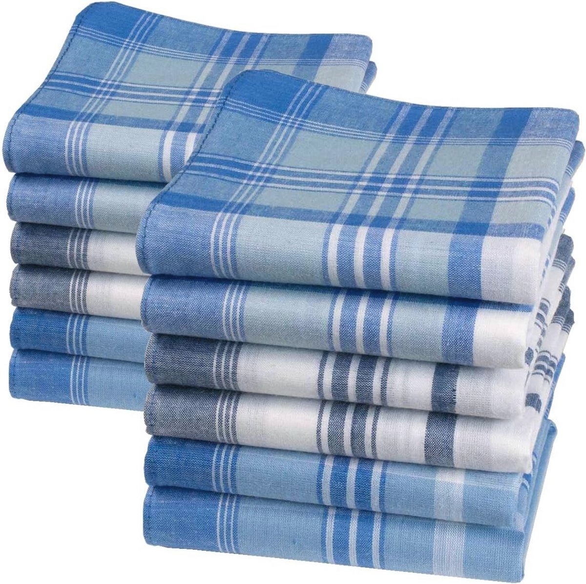 Stoffen Zakdoeken voor Heren – 100% Katoen – 40x40 cm – Duurzaam, Elegant en Herbruikbaar