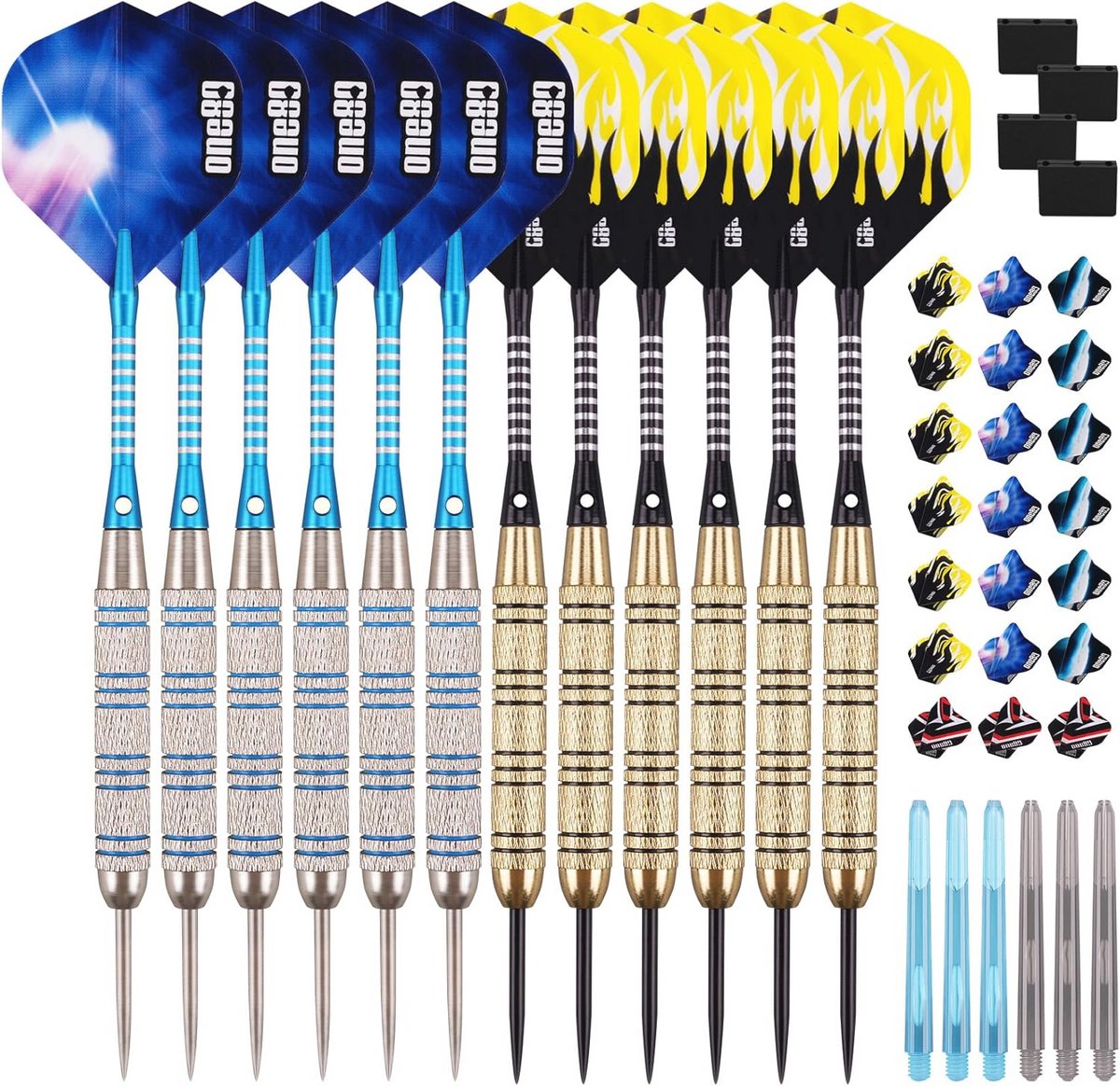 Professionele Steel Darts - 12 Stuks van 20 Gram Metalen Punten