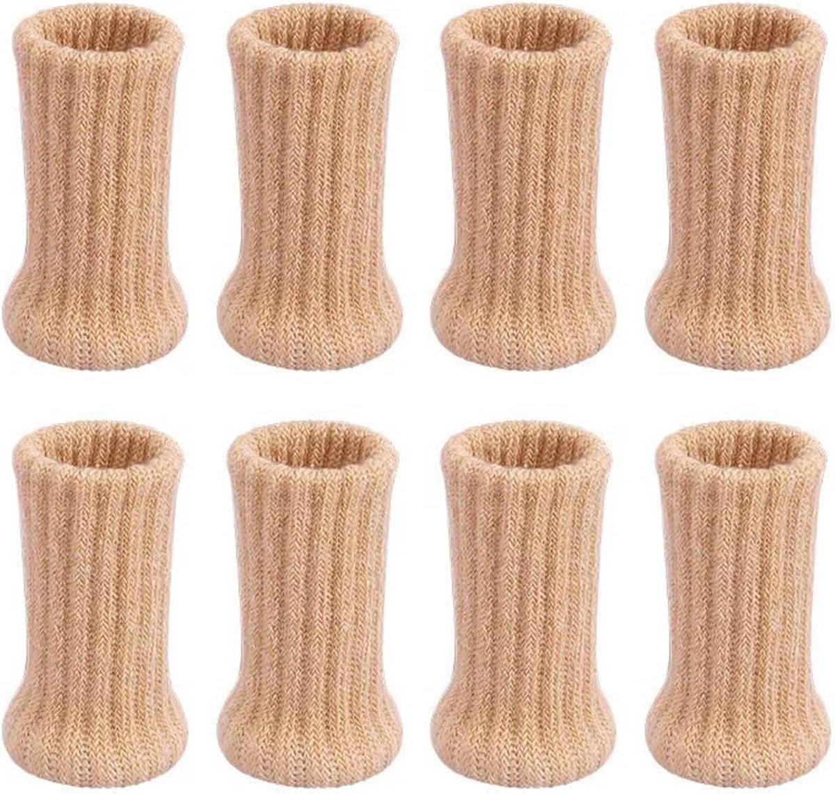 8 Stuks Stoelpootsokken voor Meubels - Antislip en Geluidswerend