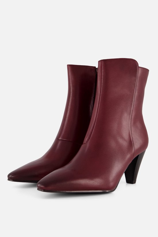 Tamaris Dames Boot Heel 1-25354-43 enkellaarsjes, rood, 36 EU, rood, 36 EU