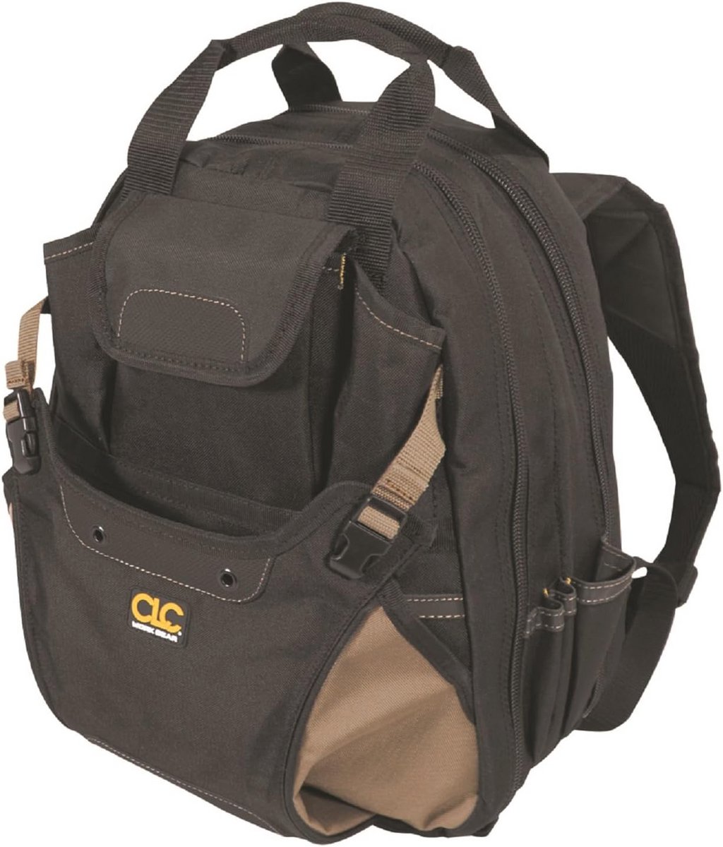 Gereedschap Backpack met 44 Compartimenten en Gewatteerde Rugsteun