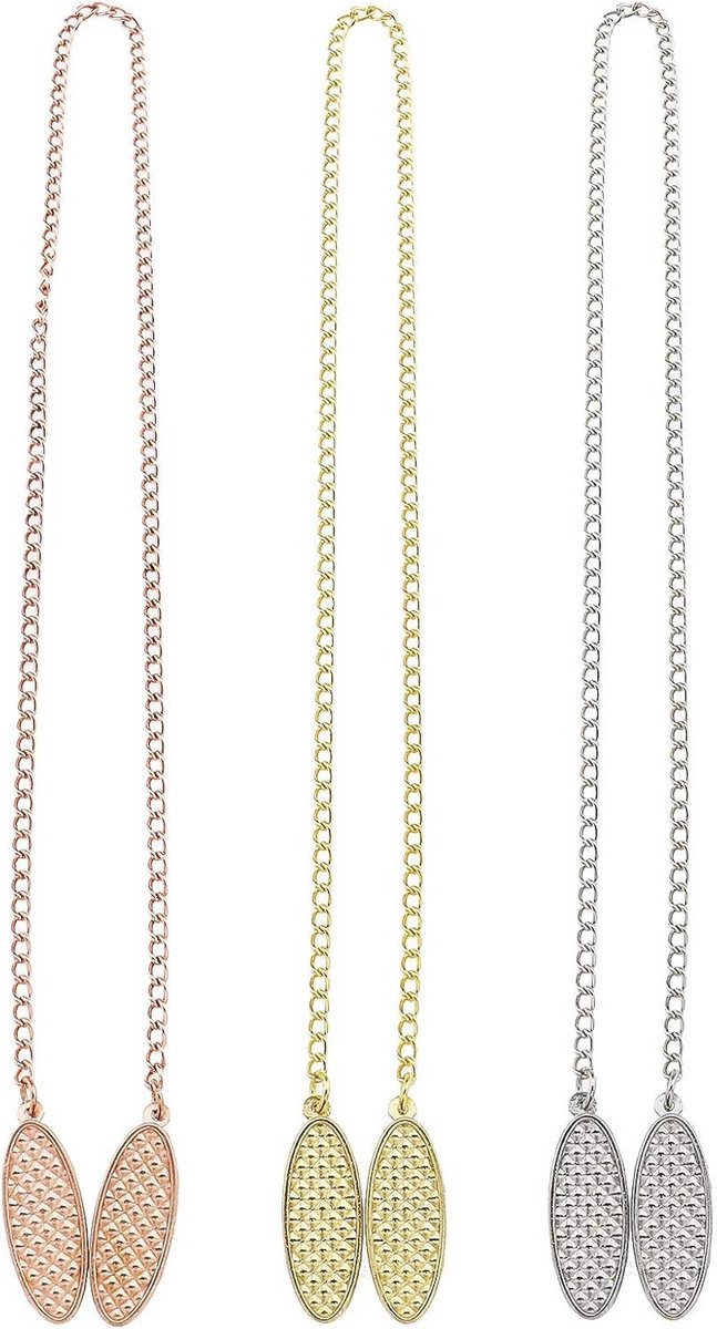 Servettenhouder Set van 3 - Klassieke Metalen Clips voor Restaurant, Picknick en BBQ - 19 