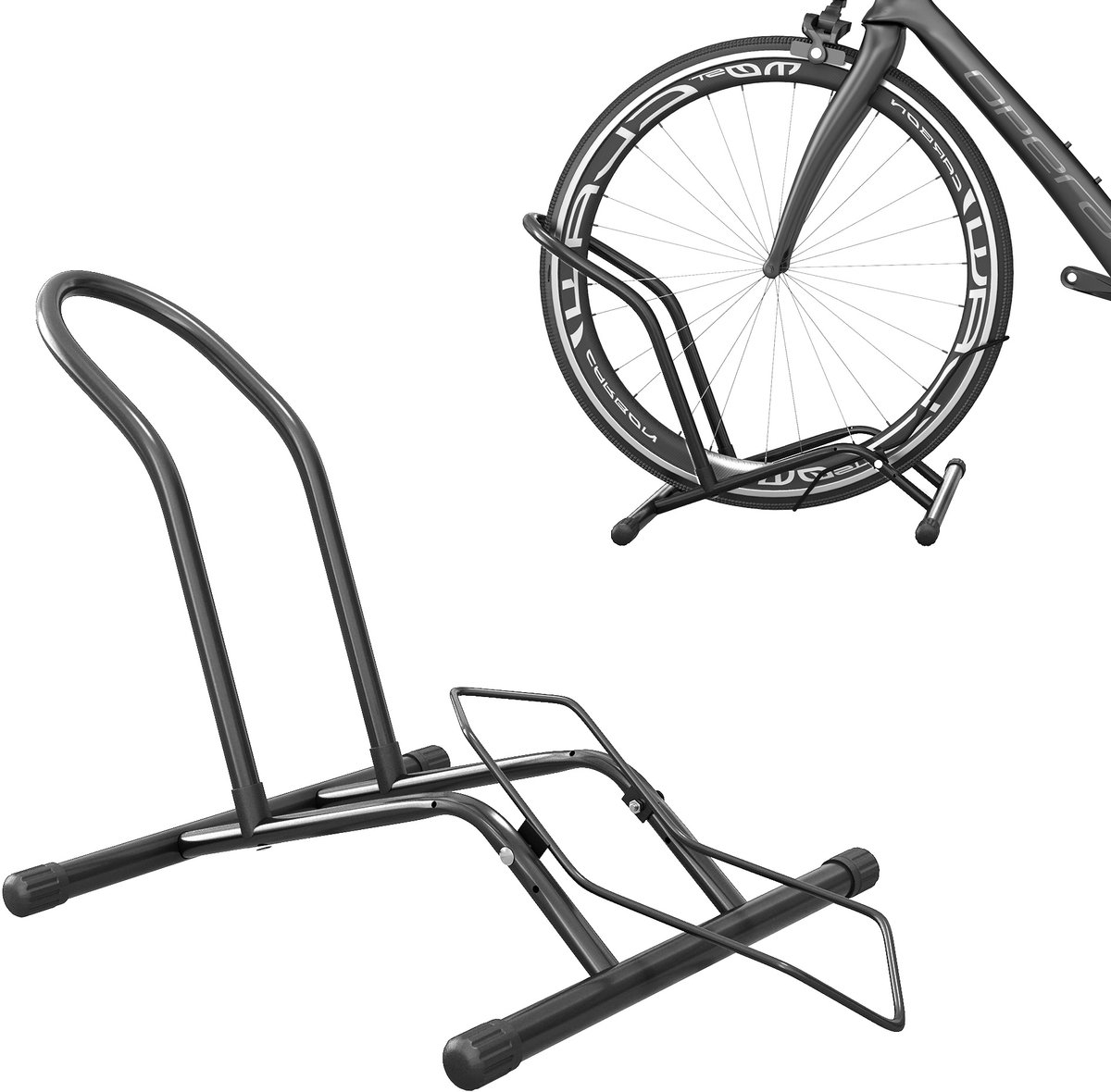 SPORTNOW Fietsendrager - Staal - 59x41x38cm - Zwart