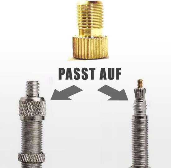 Fietsventieladapter en Sleutelhanger - Geschikt voor Presta, Dunlop en Schrader Ventielen - Handige Fietsaccessoires — afbeelding 5