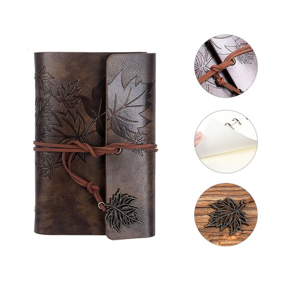 Notitieboek met slot, vintage PU-lederen dagboek dagboek schrijfplanner organizer, dagelijks notitieblok persoonlijk schetsboek met combinatieslot, maat 219 x 147 mm (blauw