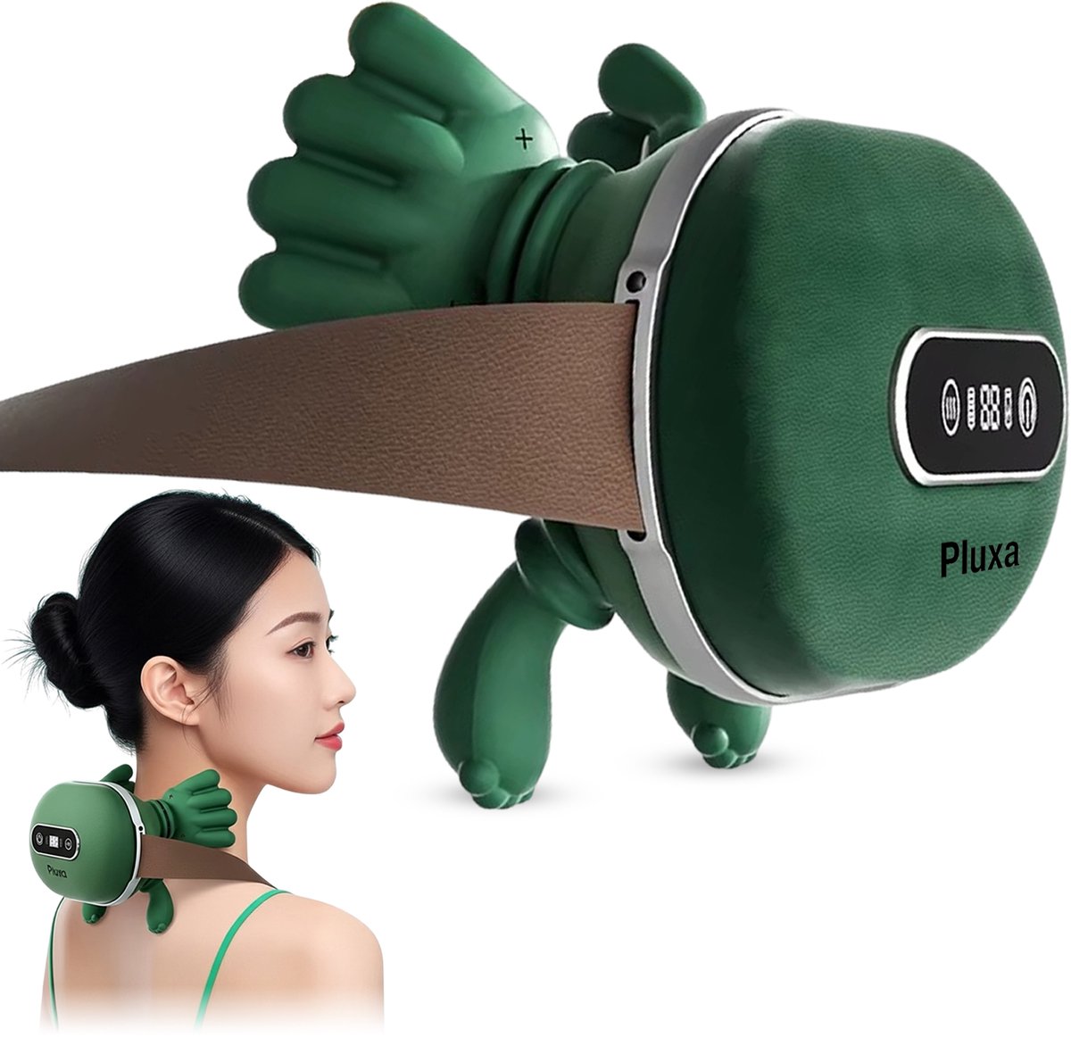Pluxa Shiatsu Nekmassage Apparaat met Rood-Licht Therapie - Pluxa - €39,95