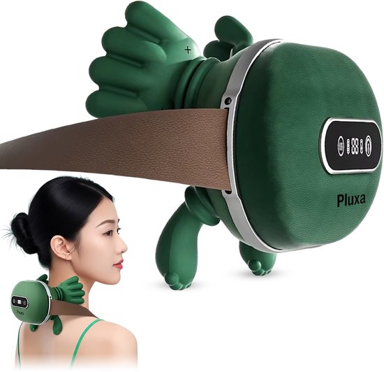 Pluxa Shiatsu Nekmassage Apparaat met Rood-Licht Therapie - Pluxa - €39,95