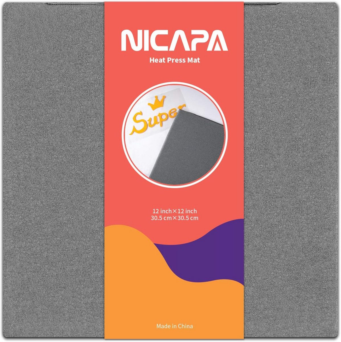 Hittepers-beschermmat voor Easy Press en HTV vinyl - 30,5 cm x 30,5 cm