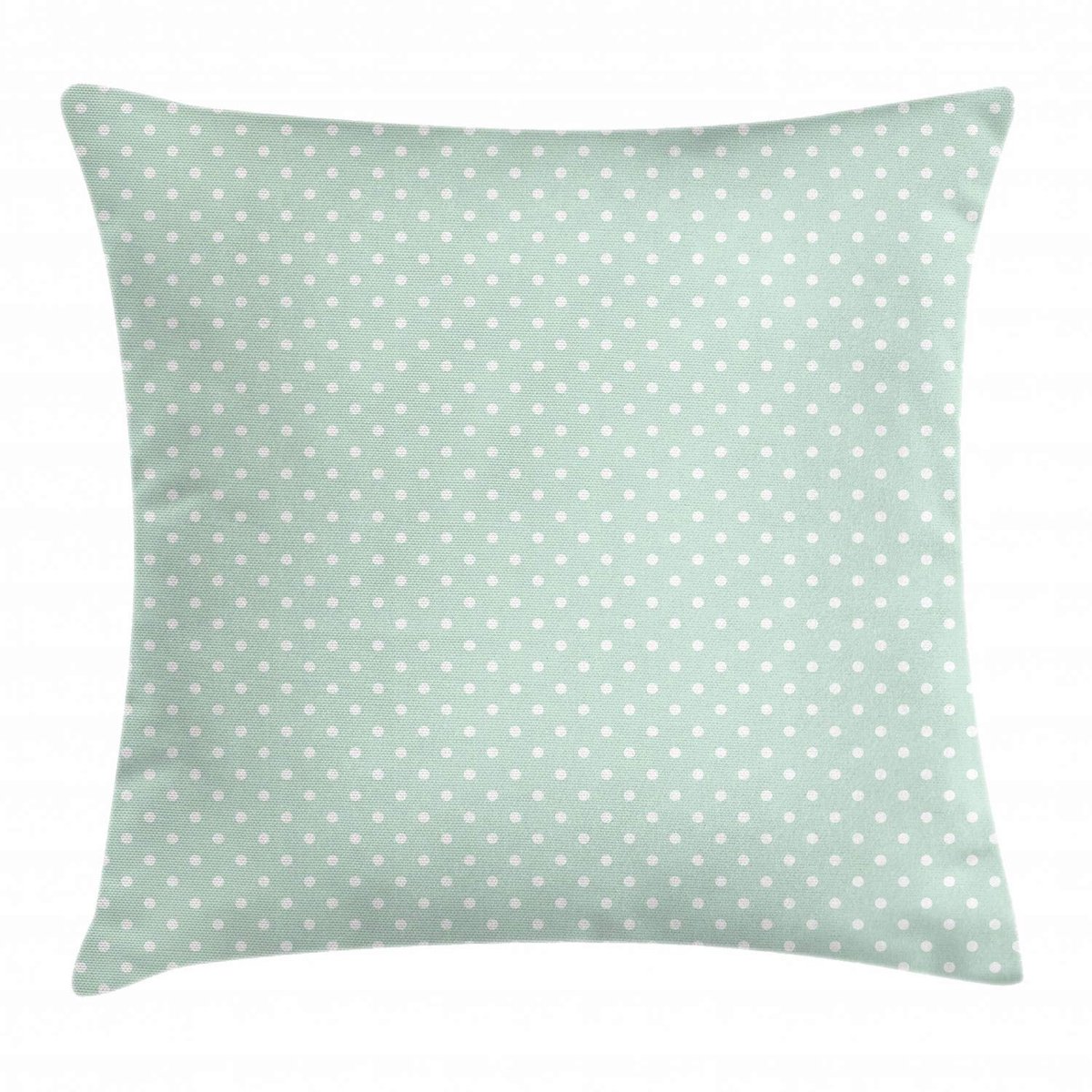 ABAKUHAUS Kussenhoes – Retro Dots – 40x40 cm – Mint/Wit, Wasbaar, Met Rits