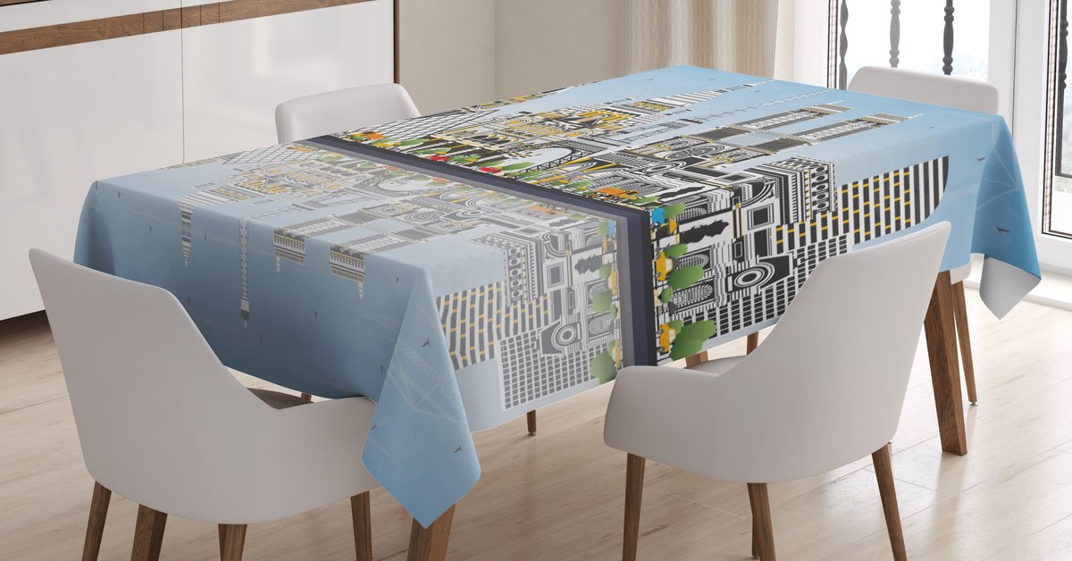 ABAKUHAUS Notre Dame de Paris – Tafelkleed – Veelkleurig, 140x240 cm