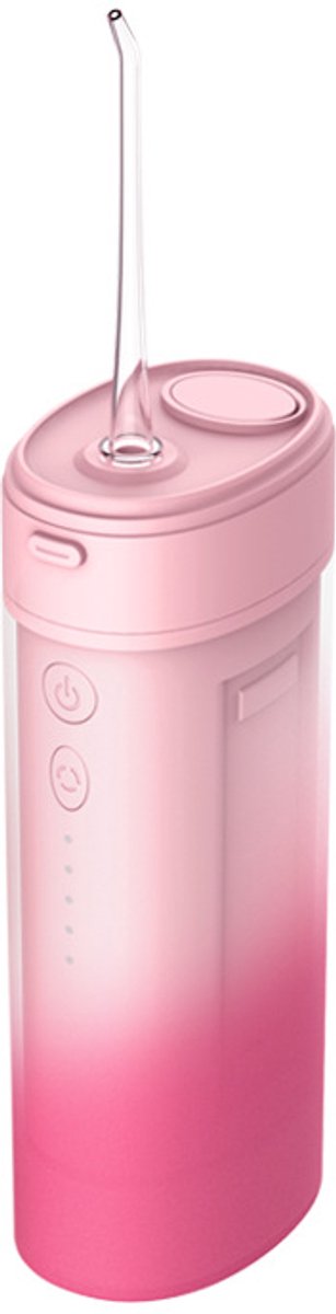 Draagbare elektrische tandenflosser voor thuis, orthodontische waterflosser, monddouche - roze