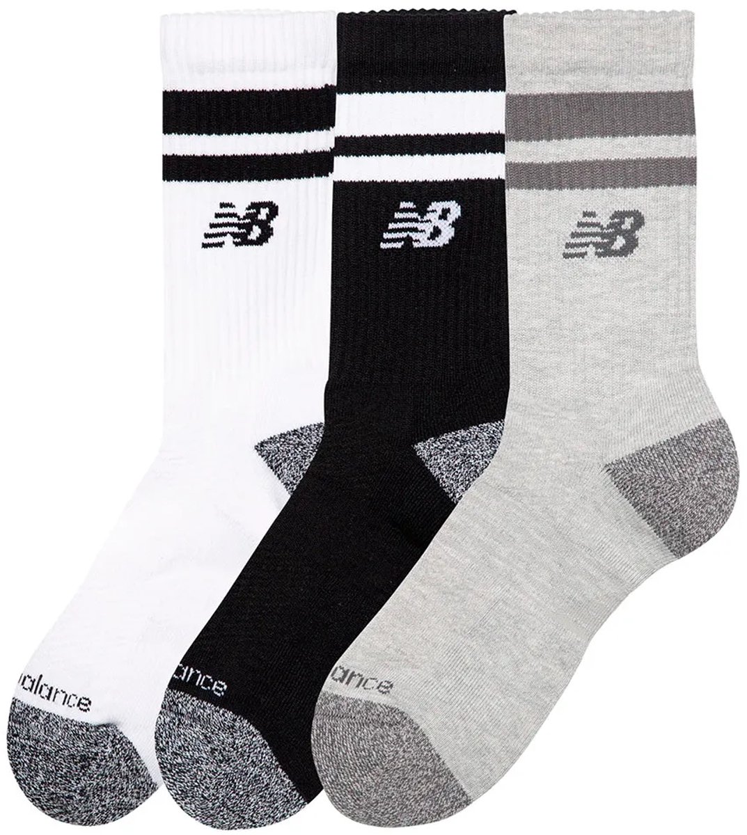New Balance Active Premium Stripe Crew Sock Unisex Sportsokken - ASSORTED — cadeau in Cadeau-ideeën - foto 4