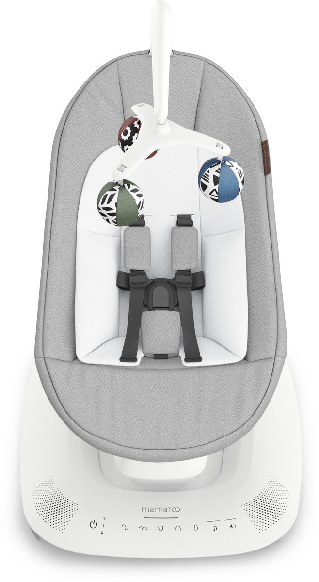 UPPAbaby Mamaroo - Smart Babyswing - Wipstoel - Stella - Grijs Mélange – foto 6