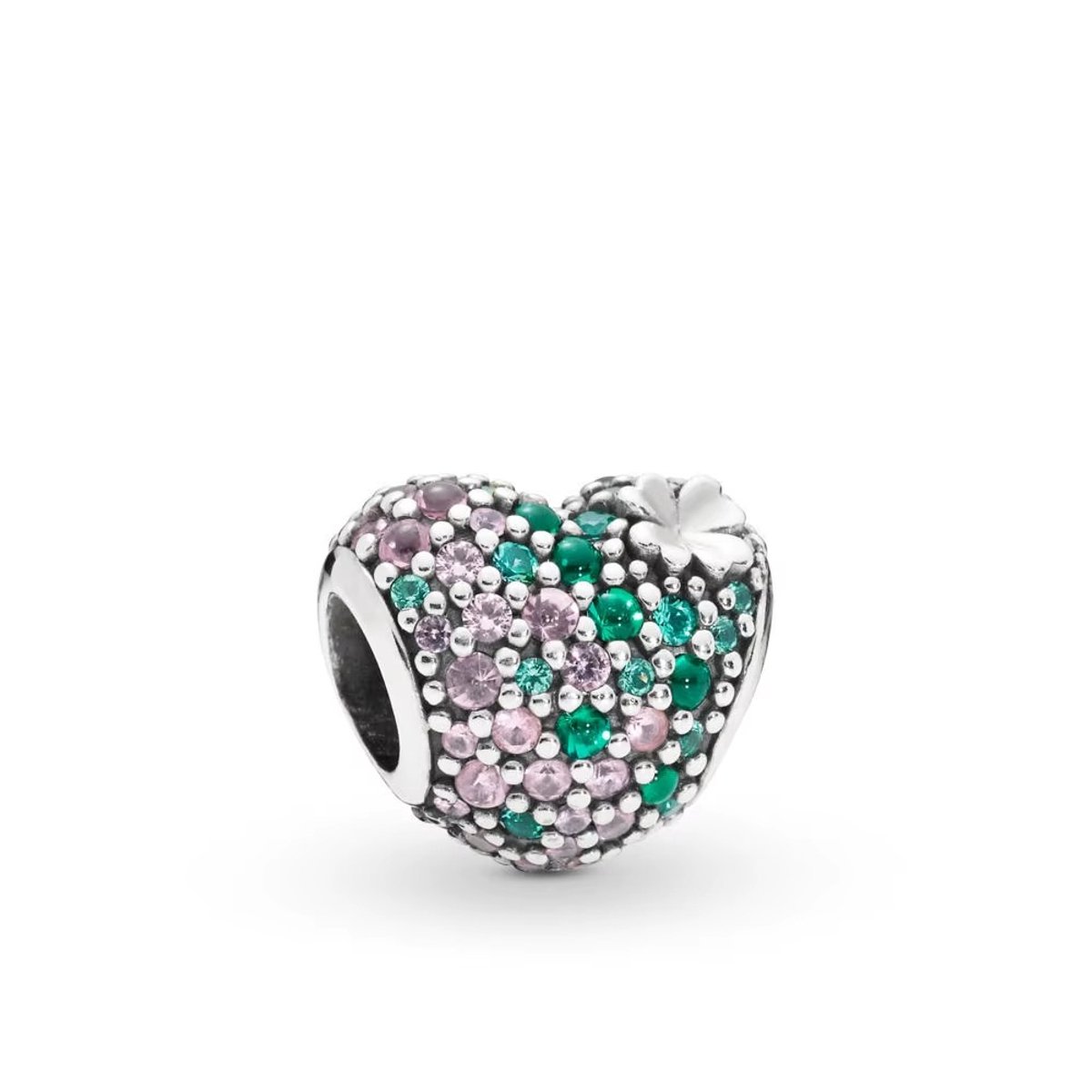 Fler® | 925 Sterling Zilver Bedels | Klaver Charm | Bedel Clover | 925 Sterling Zilver | Past op populaire bedel armbanden (standaard-3mm) | armbandbedel | Valentijnsdag cadeau | Sinterklaas geschenk | Kerst kado