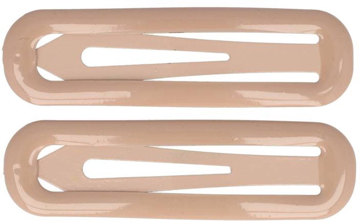 Haarsoires Haarspeld Klikklak 7cm - Epoxy - Zalmroze - Set van 2 - Haarclip Speldjes - Makkelijk in Gebruik - Haaraccessoires voor Volwassenen & Kinderen - Hair Clip - Decoratieve Haaraccessoire
