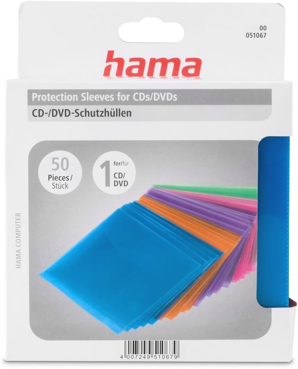 Kleurige CD-Leerhoes voor 50 Stuks - Geschikt voor DVD en Blu-ray