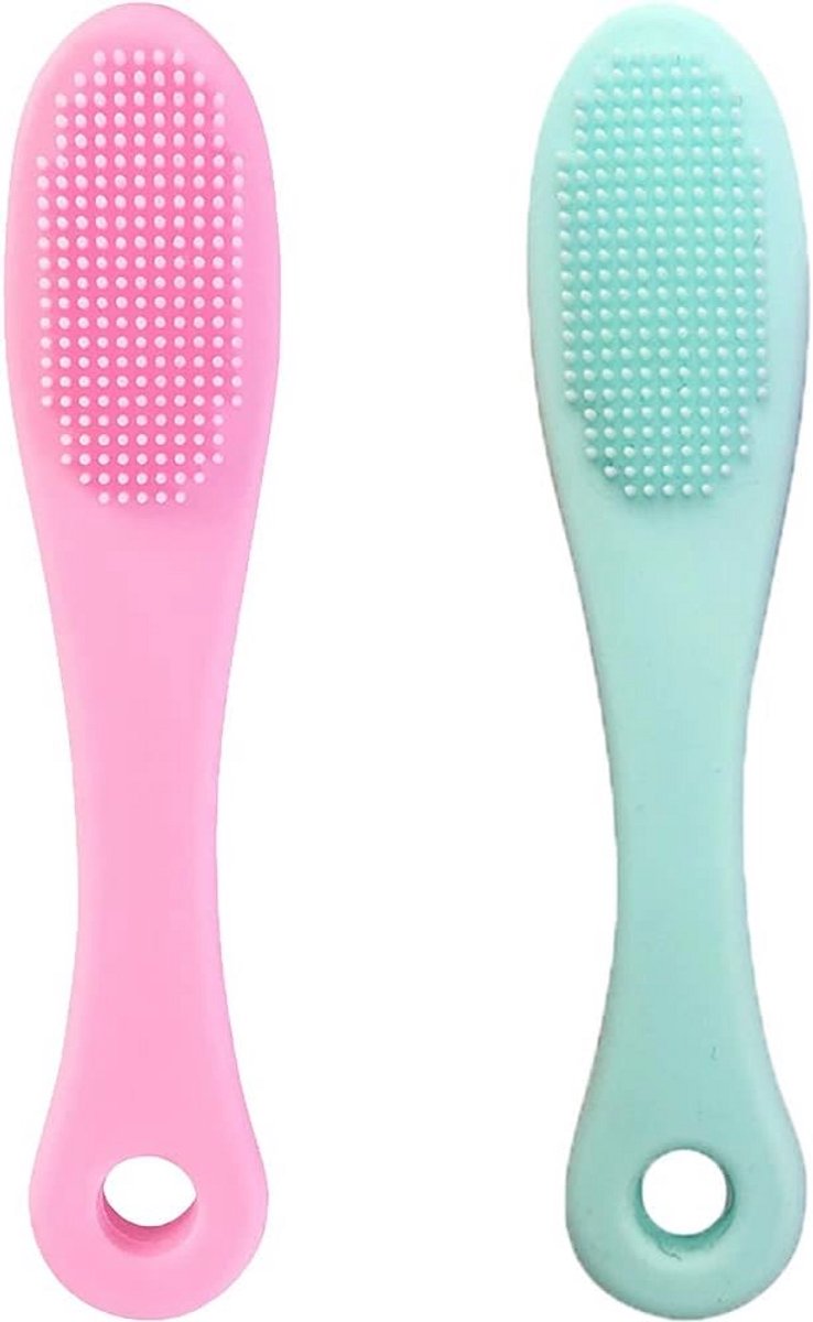 Siliconen Neus Wassen en Lip Scrub Borstel Set - Veilig voor Alle Huidtypes