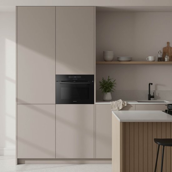 Inventum IMC4535GT - Inbouw combi-oven - Hetelucht - Magnetron - Grill - 50 liter - 45 cm hoog - Tot 250 graden - Zwart - Beste Koop Maart 2026