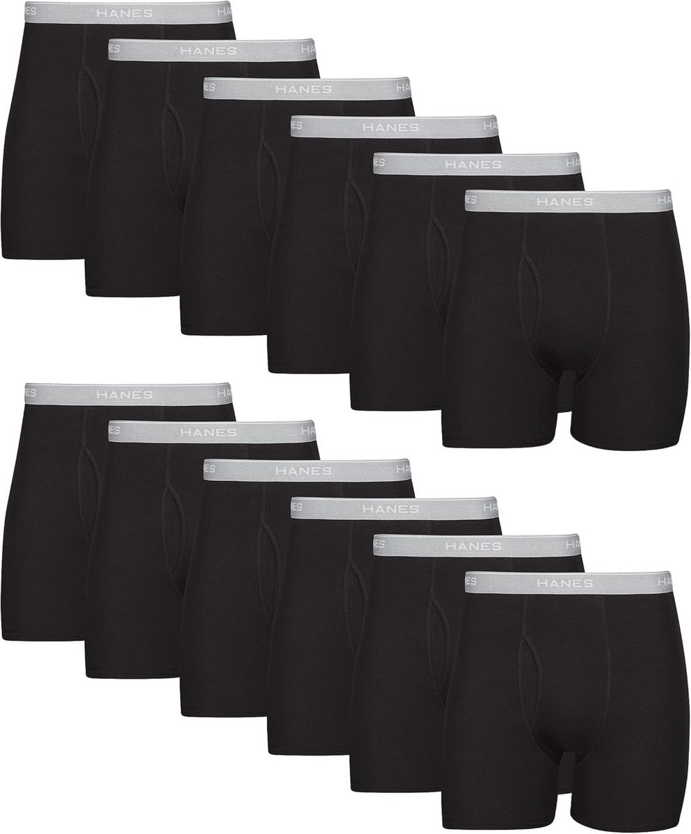 Heren Boxershorts van Zacht Ademend Katoen met ComfortFlex Tailleband - Multipack XXL