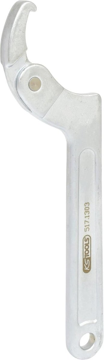 Haak sleutel met gebogen haak en scharnier, 32-76 mm