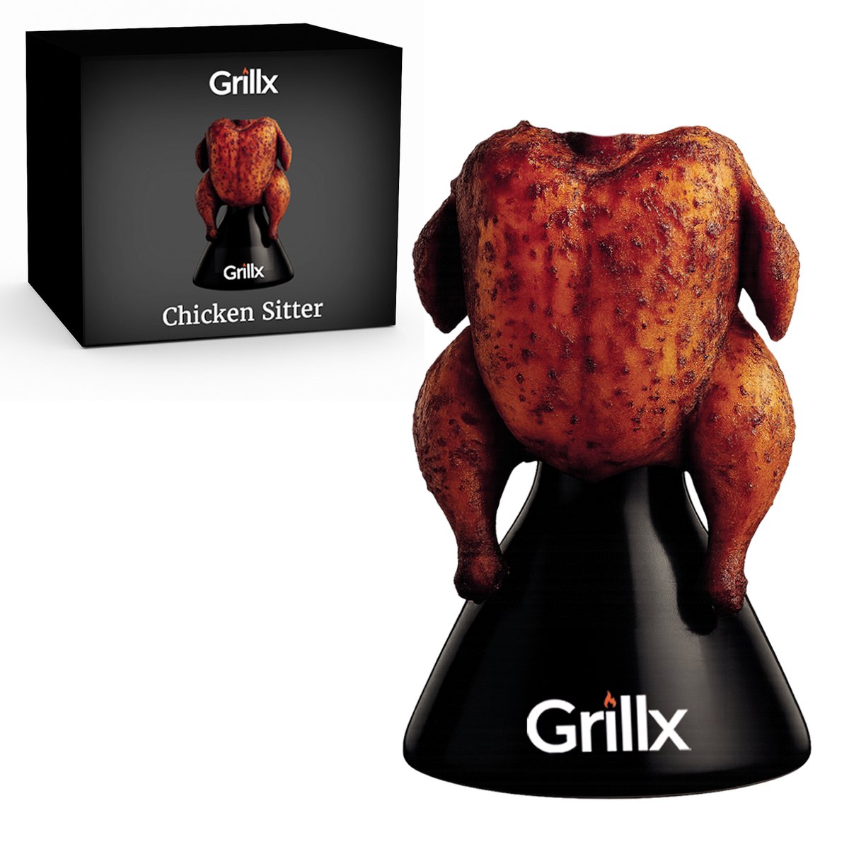 Grillx Beer Can Chicken Sitter - BBQ en Oven - Bierkip - Kamado - Barbecue