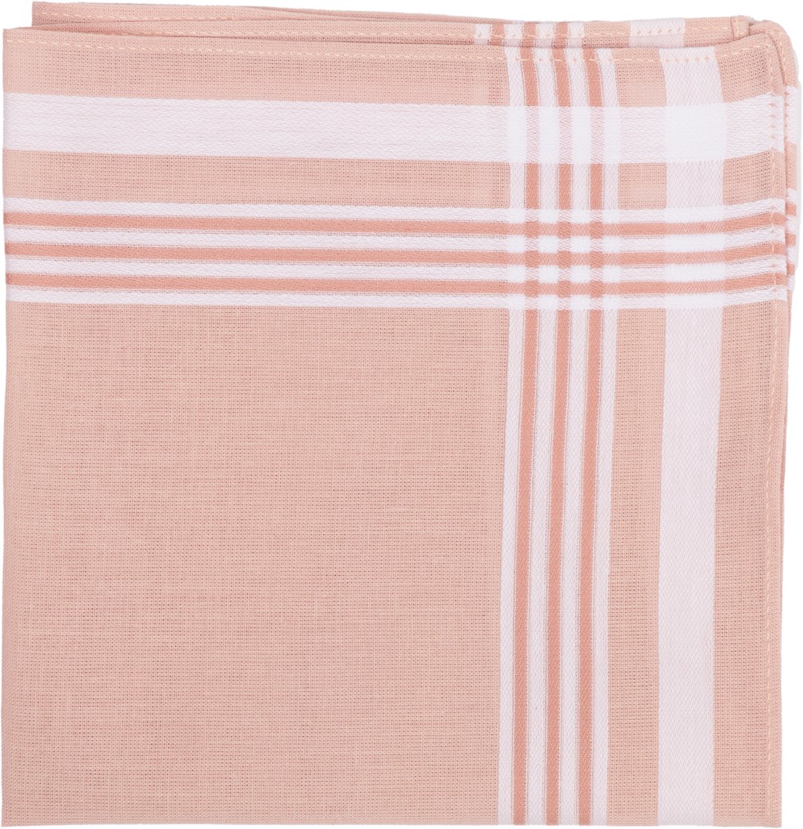 Elegante Roze Dameszakdoeken Alta 3 - Set van 6 - 100% Premium Katoen - Tijdloze Klasse en Kwaliteit van Tiseco