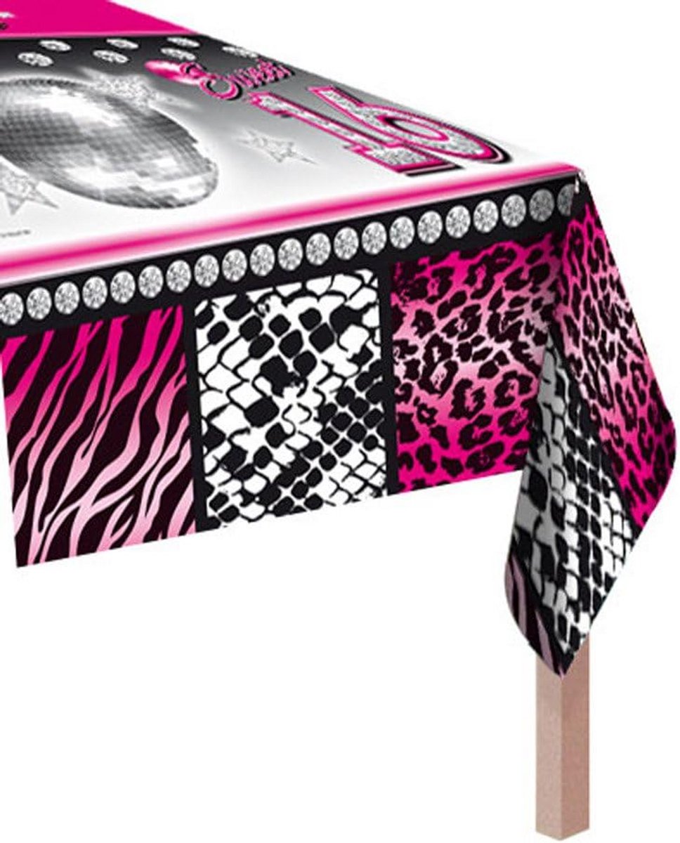 Tafelkleed Sweet 16 - 130x180cm - Roze