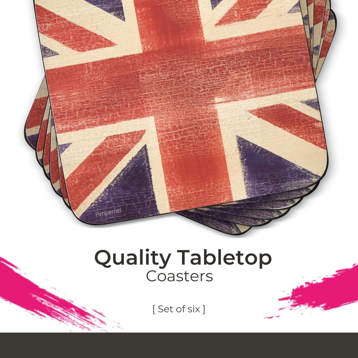 Union Jack Onderzetters - Set van 6