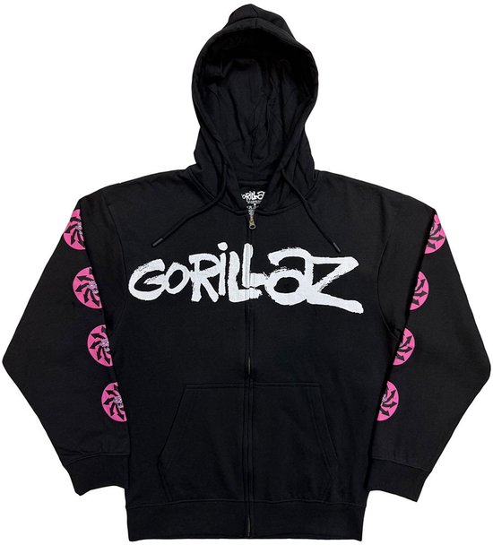 Gorillaz - Repeat Pazuzu Vest met capuchon - S - Grijs