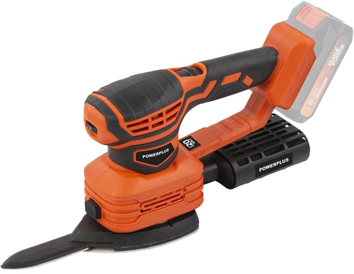 Powerplus Dual Power Multischuurmachine POWDP50500 - 20V Schuurmachine - excl. batterij en lader - 25 acc. – foto 7