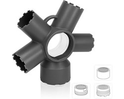 Gsedaox-Kraanbeluchter-10-in-1 multifunctionele sleutel-Demontagesleutel voor kraanbeluchter-voor waterstroomregeling-voor Reparaties aan Kranen en Loodgieterswerk Thuis